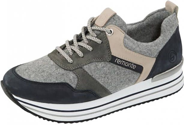 Remonte Sneaker met Tex finish Grijs/Blauw