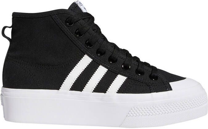 Adidas Originals Nizza Platform High sneakers zwart/wit