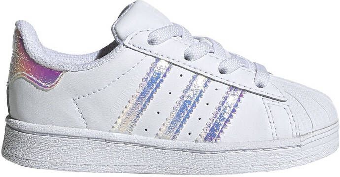 adidas Originals Superstar EL I sneakers wit/zilver metallic