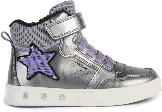 Geox Ademende hoge sneakers met LED Skylin