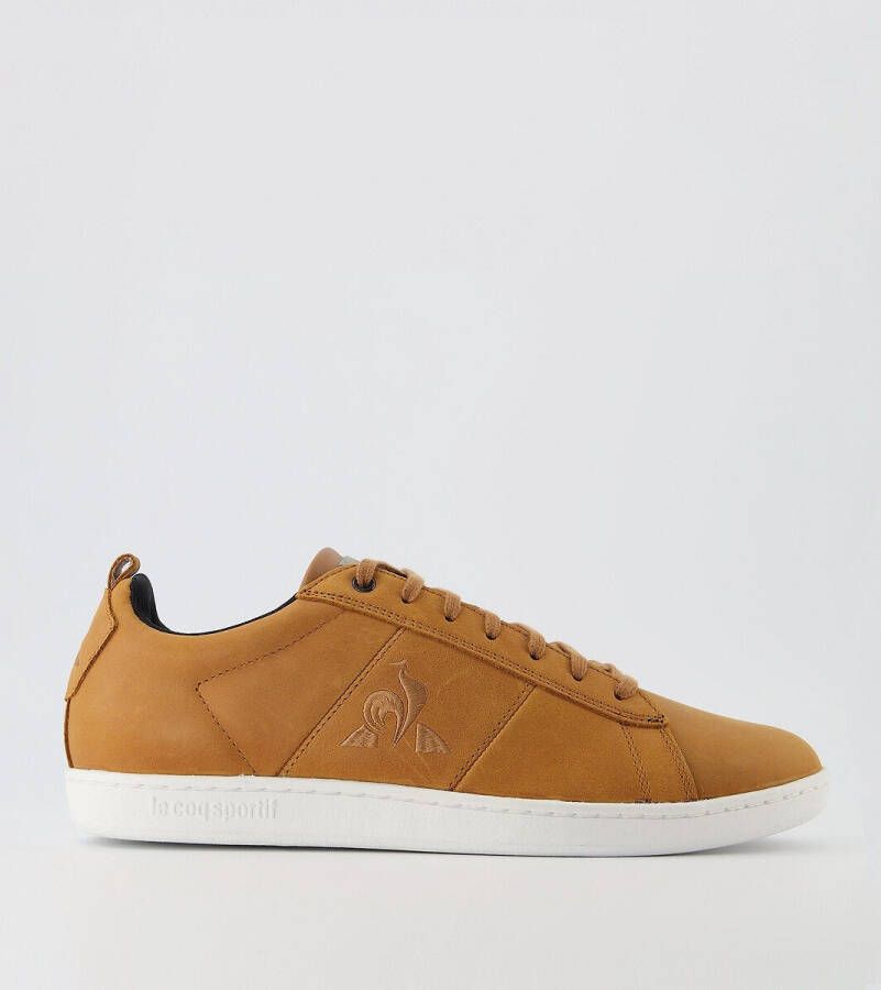 Le Coq Sportif Sneakers Court Classic , Bruin, Heren