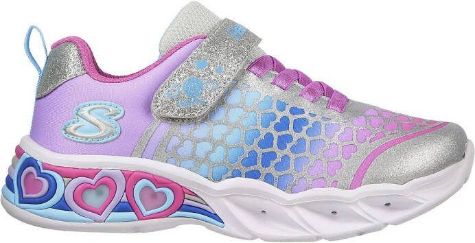 Skechers Sweetheart Lights Lovely Colo 302312L/SMLT Zilver/Roze 27
