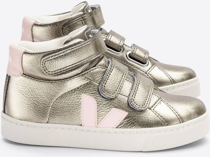 Veja Leren sneakers met klittenband Small Esplar Mid