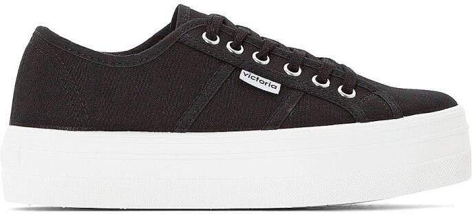 Lage Sneakers Victoria BLUCHER LONA PLATAFORMA