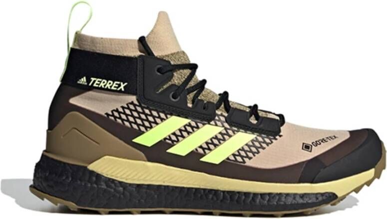 adidas Hardloopschoenen Terrex Free Hiker Gore Tex Beige/Zwart