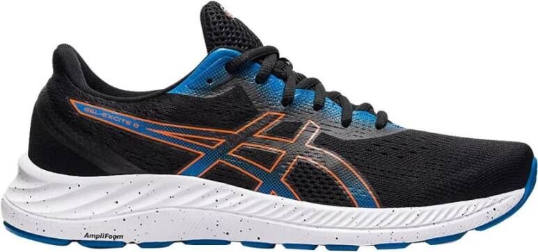 ASICS Gel-Excite 8 hardloopschoenen zwart/oranje/blauw