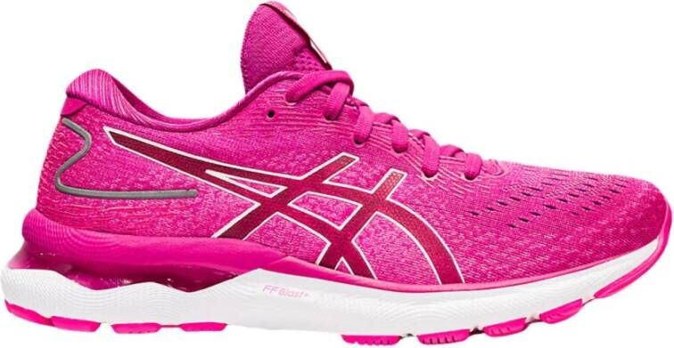 ASICS Women Gel Nimbus 24 hardloopschoenen , Roze, Dames