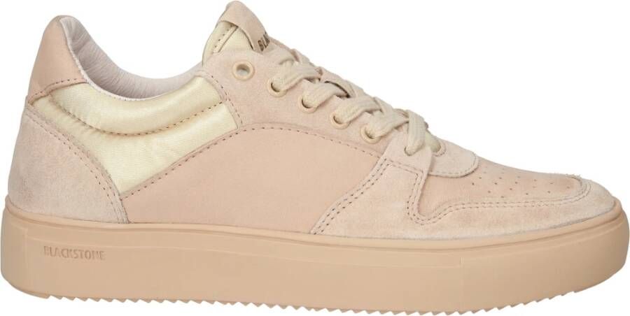 Blackstone Xw41 Hazelnut Lage sneaker , Beige, Dames