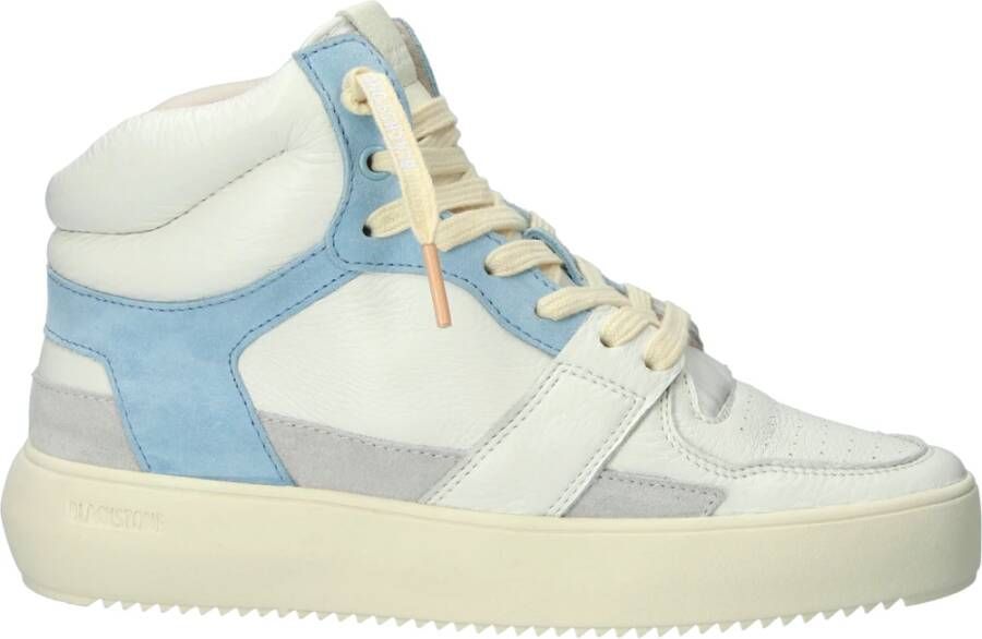Blackstone Kaia Zl86 Ancient Water High Sneaker , Blauw, Dames