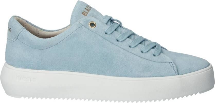Blackstone Quinn Zl68 Ancient Water LOW Sneaker , Blauw, Dames