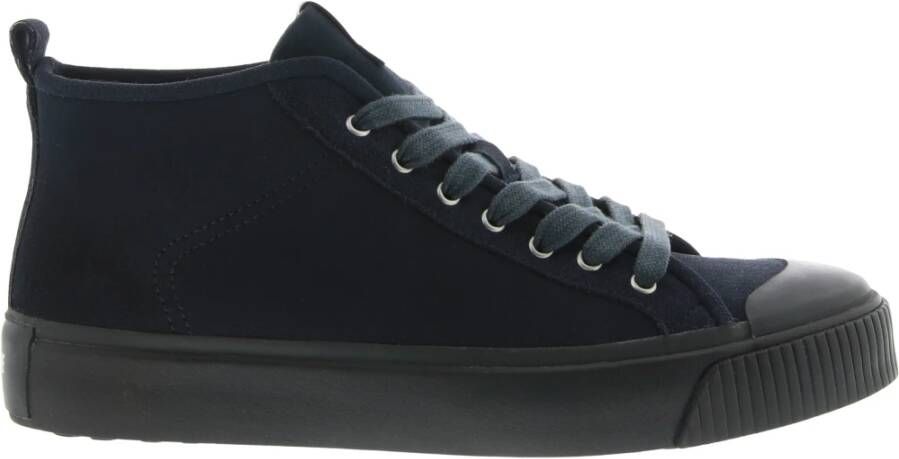 Blackstone Wg61 Totale Eclipse Mid Top Sneaker , Blauw, Heren