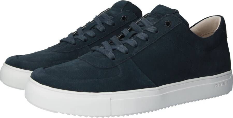 Blackstone Oliver Zg08 Total Eclipse LOW Sneaker , Blauw, Heren