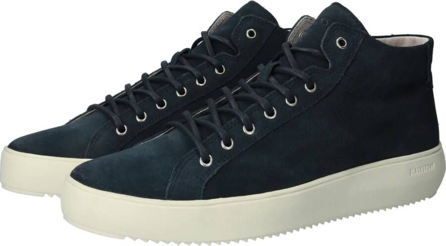 Blackstone Morgan Zg21 Total Eclipse High Sneaker , Blauw, Heren