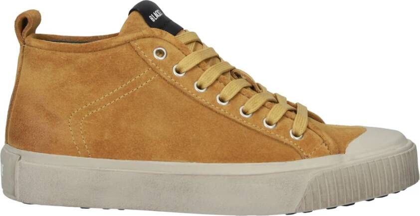 Blackstone Wl22 Bronze Mist Mid Sneaker , Bruin, Dames