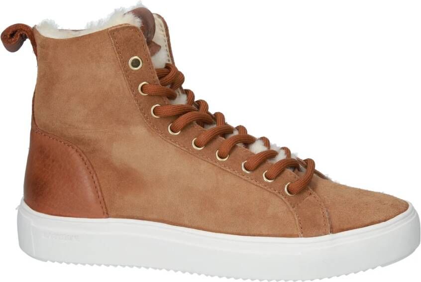 Blackstone Akna Yl55 Rust Hoge sneaker , Bruin, Dames