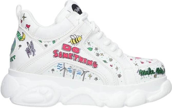 Buffalo Sneakers Wit Dames