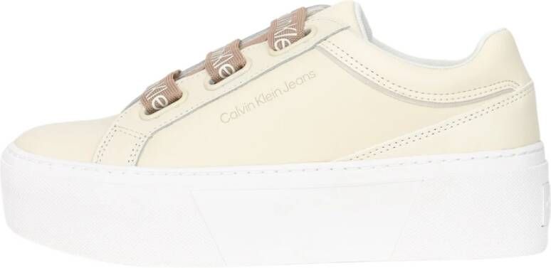 Calvin Klein Sneakers Beige , Beige, Dames