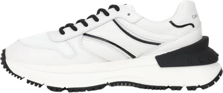 Calvin Klein Witte Lage Sneakers Chunky Ribbon