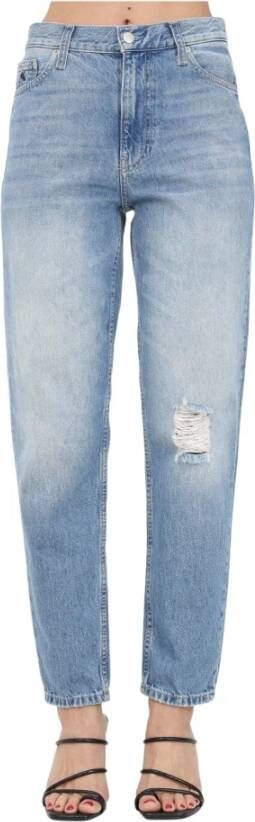 Calvin klein Jeans Boyfriend Jeans Blauw Dames