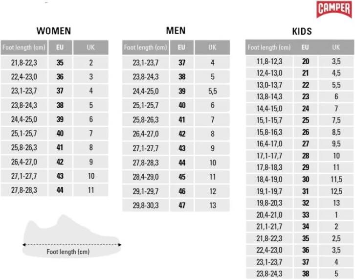 Camper Sneakers Twins K100632 002 , Blauw, Heren