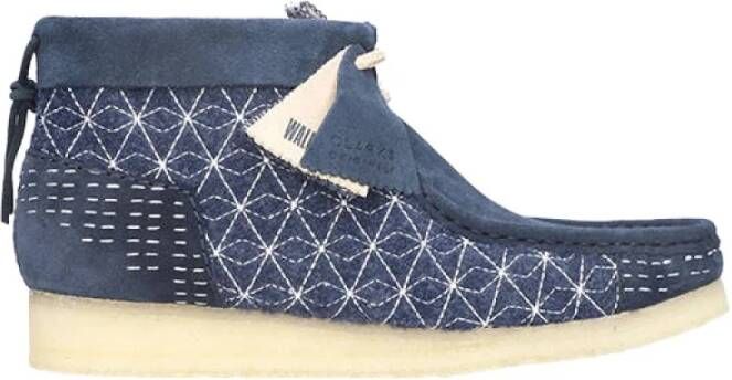 Clarks Wallabee laarzen , Blauw, Heren