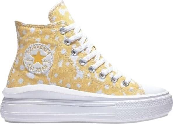 Converse A01194C Chuck Taylor All Star Move Floral Plataform Zapatillas , Geel, Dames