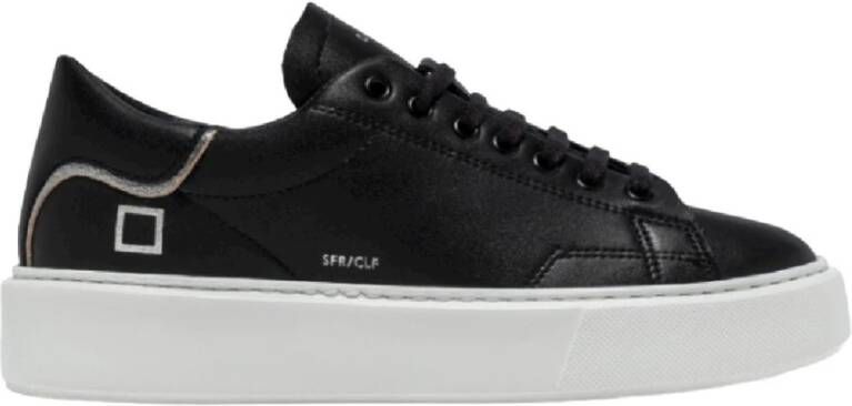 D.a.t.e. Sneakers W371 Sf Ca Bk Sgera , Zwart, Dames