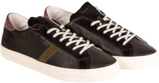 D.a.t.e. Platte schoenen , Zwart, Heren