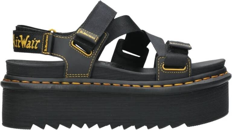 Dr Martens Kimber logo riem sandalen Dr. Martens, Zwart, Dames
