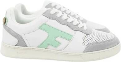 Faguo Hazel suede lederen sneakers , Wit, Dames