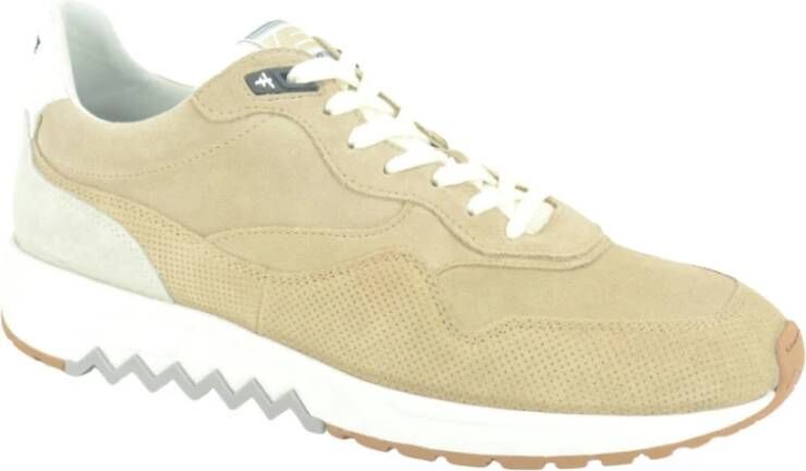 Floris van Bommel Beige Effen Runner N. , Beige, Heren