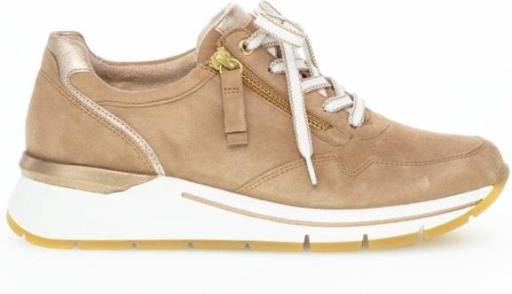 Gabor 26.587.30 Sand Gold H Wijdte Veterschoenen