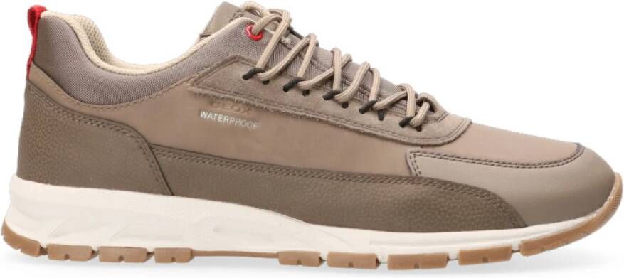 Geox U Delray B Sneakers , Bruin, Heren
