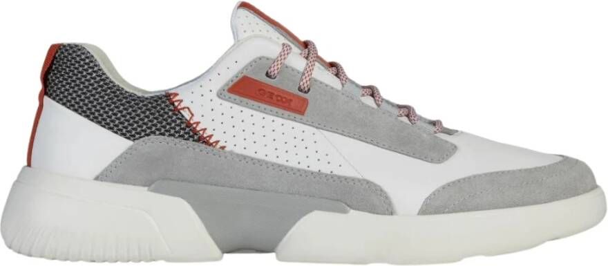 Geox U Smoother sneakers , Grijs, Heren