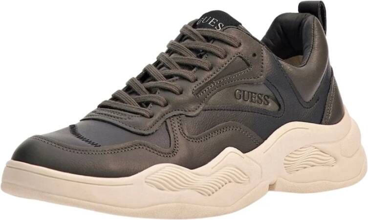 Guess Bassano Hardloopschoenen Detail Leer