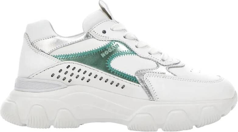 Hogan platte schoenen , Wit, Dames