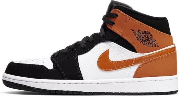 Jordan Air 1 Mid Sneakers Nike, Oranje, Heren