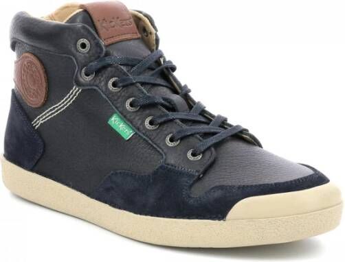Kickers Trial High Sneakers , Blauw, Heren