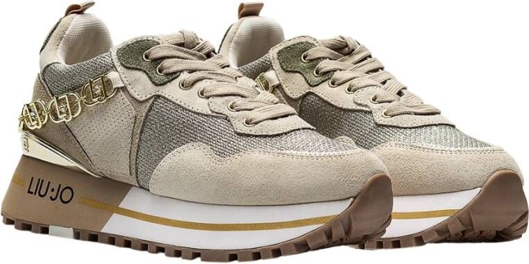 Liu Jo Sneakers Milano Wonder 01 , Beige, Dames