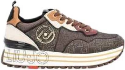 Liu Jo Maxiwonder241055pxai22 sneakers , Bruin, Dames