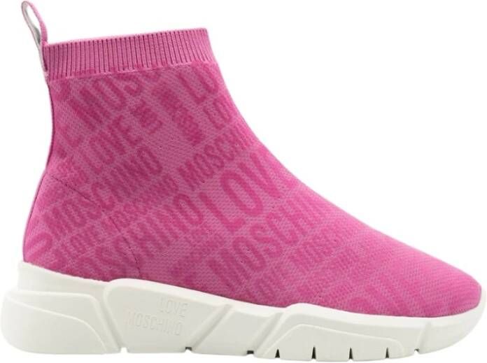 Love Moschino Sneakers Roze Dames