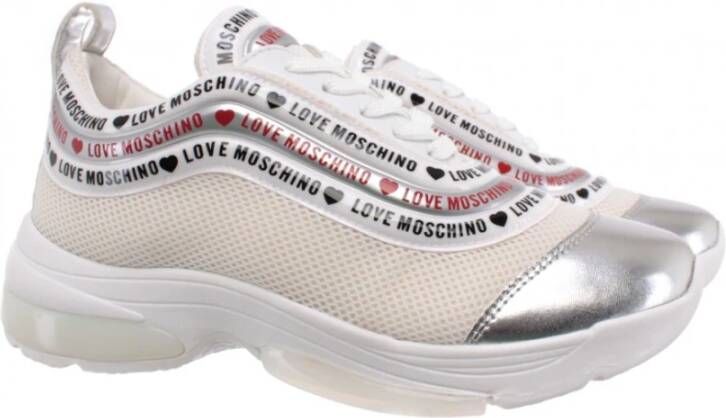 Love Moschino Dames Sportschoenen , Wit, Dames