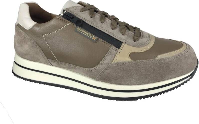 mephisto Schoenen Sneaker , Beige, Heren