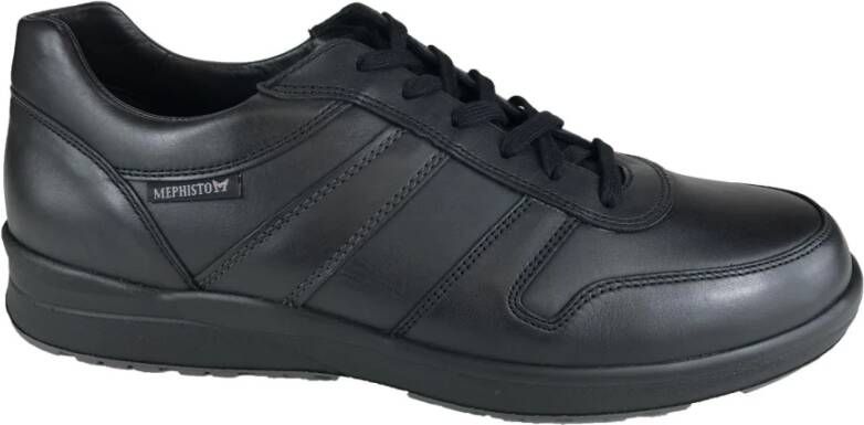 mephisto Schoenen Sneaker/Los Voetbed , Zwart, Heren