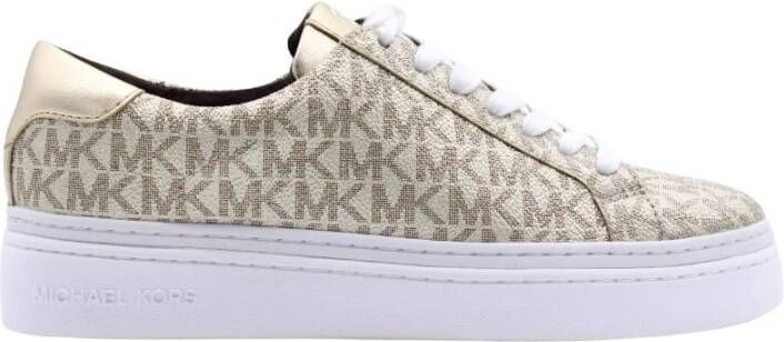 Michael Kors Sneakers Chapman Lace Up Goudkleurig