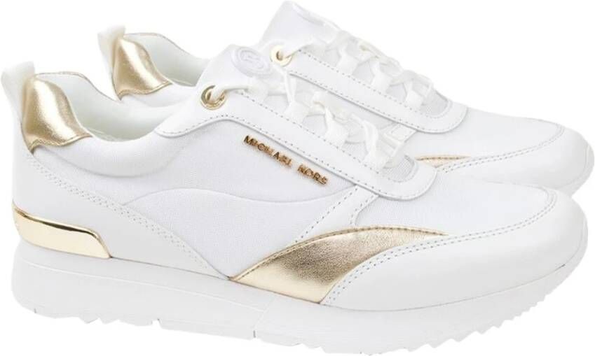 Michael Kors Allie Stride sneaker van canvas met leren details