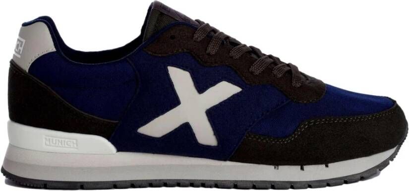 Munich Zapatillas dash 134 verde de hombre. , Blauw, Heren