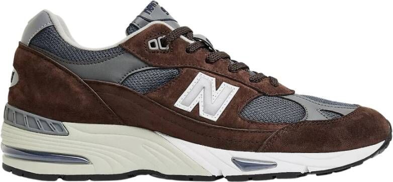 New Balance 991 Sportschoenen , Bruin, Heren