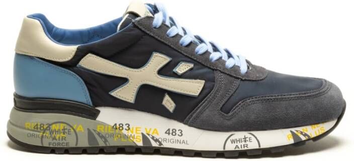 Premiata Mick Sneakers , Blauw, Heren
