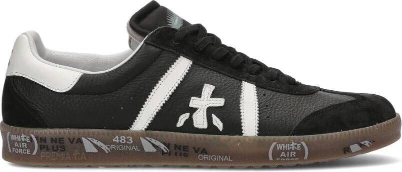 Premiata Mannenschoenen sneakers Bonnie , Zwart, Heren